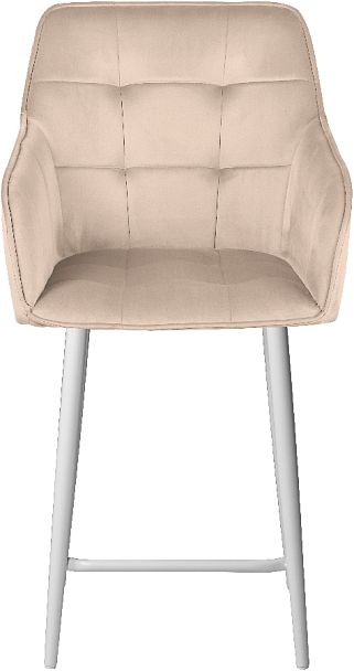 Комплект полубарных поворотных кресел Мони К, Confetti cream/белый, 4 шт. - Вид 3