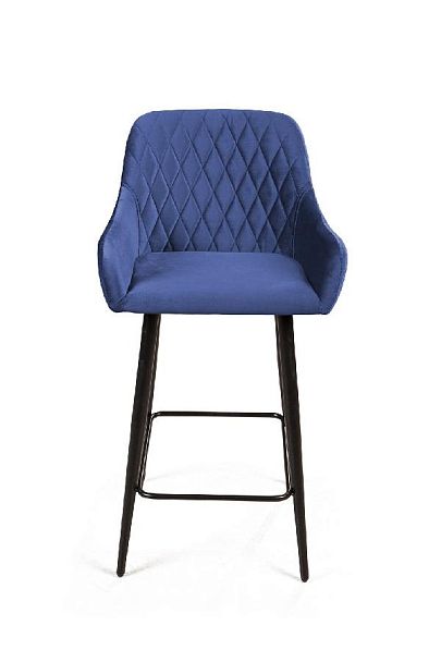Стул полубарный Robert, бархат синий 29 - Вид 3