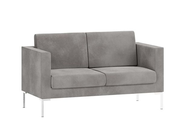 Ханс / Hans Диван двухместный HNS-02 Teddy 024/Металл Хром 1520*770*820 - Вид 1