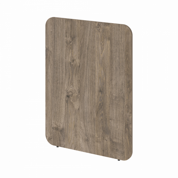 Перегородка боковая глухая левая "BELL Колл-центр" KCB.B (L) Тиквуд Темный - Вид 1