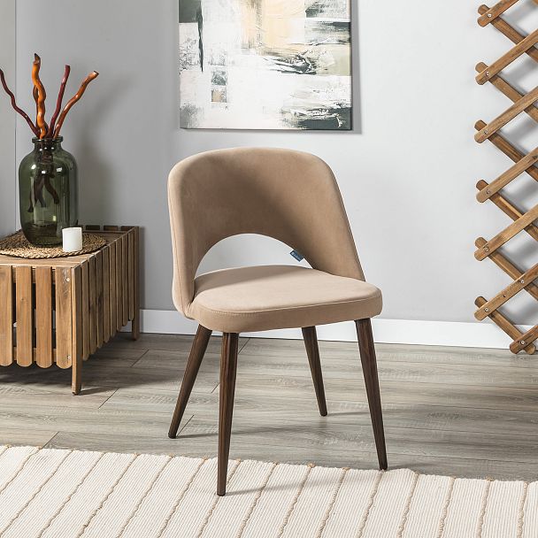 Стул Lars Diag beige/т.орех - Вид 8