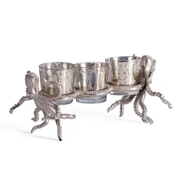 Подсвечник Secret de Maison Октопус3/Octopus3 (мод. 3923), алюминиевый сплав, никель/nickel antique - Фото предпросмотра