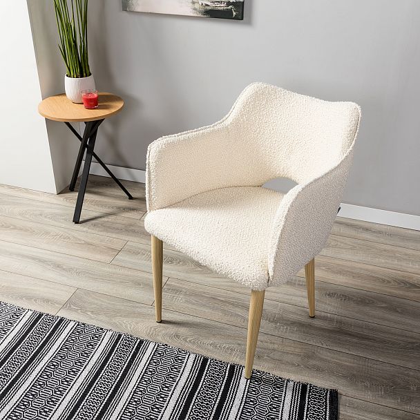 Стул Ralf Vent бежевый/нат.дуб - Вид 9