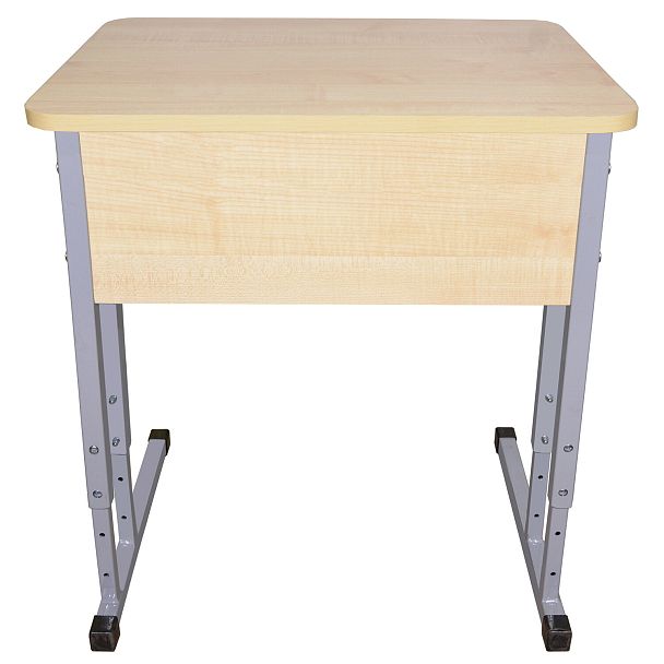 Парта Умник, одноместная, регулируемый угол, серый каркас, ЛДСП клён, гр.2-4 - Вид 6
