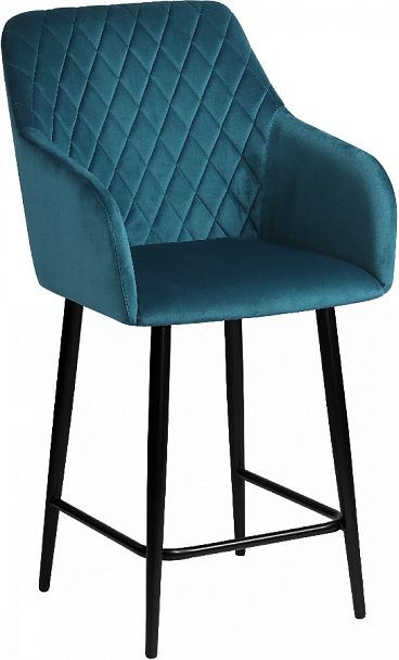 Комплект полубарных поворотных кресел Барли К, Confetti izumrud/черный, 4 шт. - Вид 4