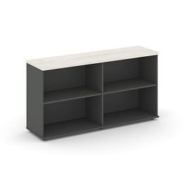 Стайл Проджект Тумба опорная/приставная SN.TOP-123 Антрацит/Дуб Наварра 1632*400*750 - Фото предпросмотра