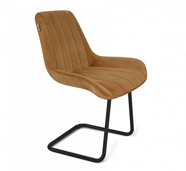 Стул Sheffilton SHT-ST37/S45-1 горчичный/черный муар - Вид 2