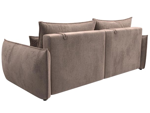 Диван прямой Лига-051 НПБ Велюр бежевый - Вид 5