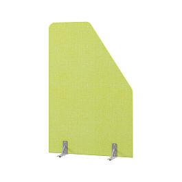 Перегородка акустическая со скосом Everprof EVO Acoustic на опорах 1200х28х1800 Ткань Romeo 07 - Фото предпросмотра