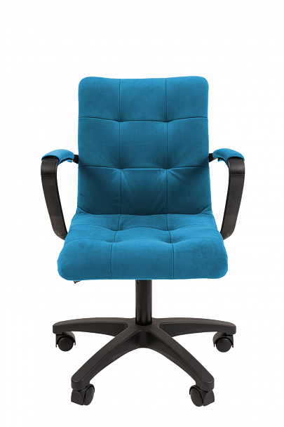 Кресло CHAIRMAN 030, крестовина пластик, ткань велюр, бирюзовый - Вид 3