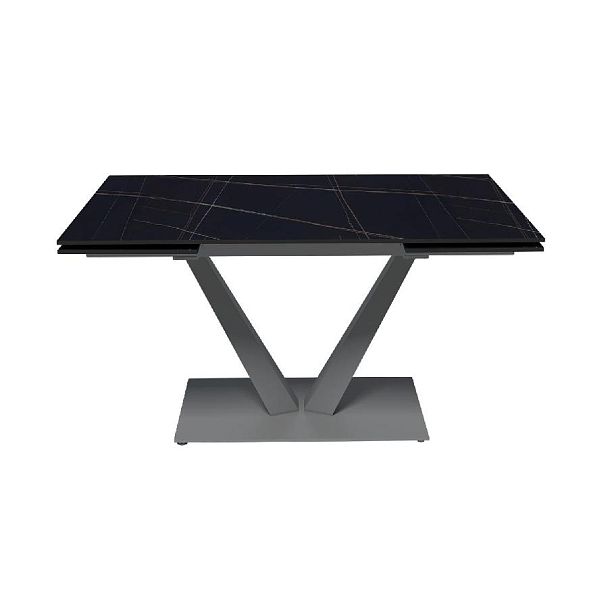 Стол раскладной Malibu (140+40+40), керамика матовая Blackgold - Вид 2