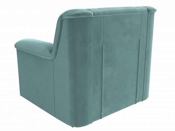 Кресло Карелия (полностью велюр бирюзовый) - Вид 6