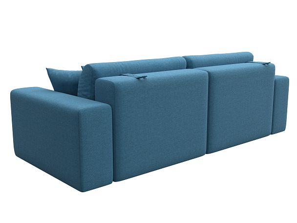 Диван прямой Лига-036 НПБ Классик Рогожка голубой - Вид 6