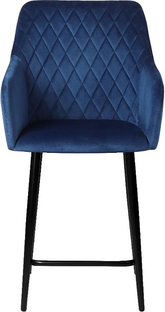 Комплект полубарных поворотных кресел Барли К, Confetti blue/черный, 4 шт. - Вид 3