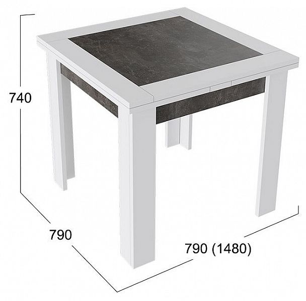 Стол обеденный Хьюстон Тип 3 - Вид 4