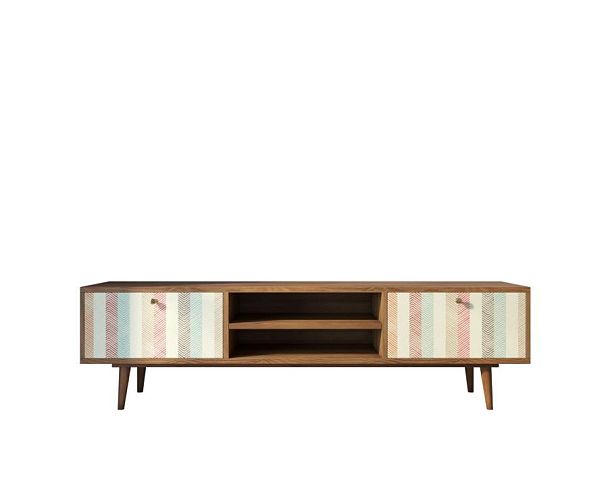 Комод Berber с нишей низкий под TV принт 45 арт BB49/Print_45 - Вид 1