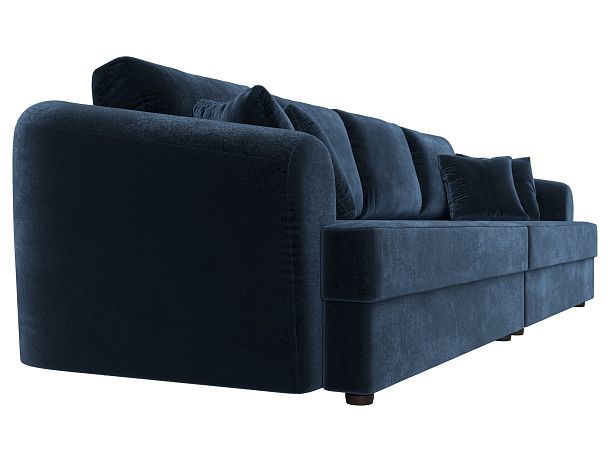 Диван прямой Милтон Велюр синий - Вид 3