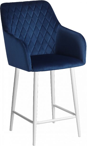 Комплект полубарных поворотных кресел Барли К, Confetti blue/белый, 4 шт. - Вид 4