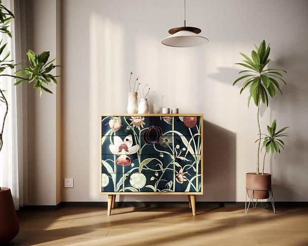 Комод Berber пять ящиков арт BB36/Print_54 - Вид 4