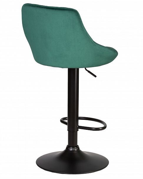 Стул барный DOBRIN LOGAN BLACK (зеленый велюр (MJ9-88)) - Вид 4