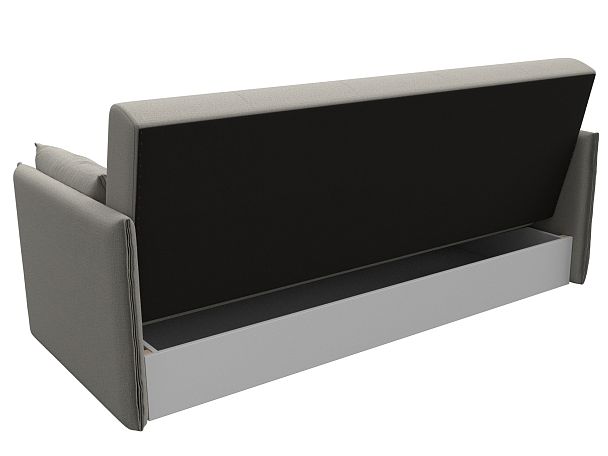 Диван-книжка Лига-018 Рогожка бежевый - Вид 6