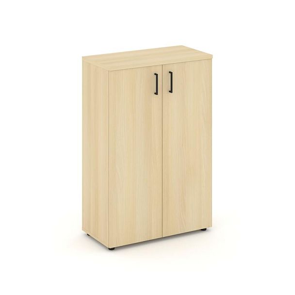 Стайл Проджект Шкаф средний широкий SN.STS-204 Акация Лорка/Черный Ручки 796*400*1203 - Вид 1