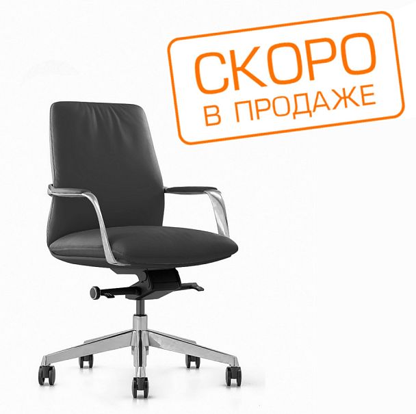 Кресло Pablo-M B2216-1 Чёрный (3A MND9901)  натуральная кожа - Вид 1