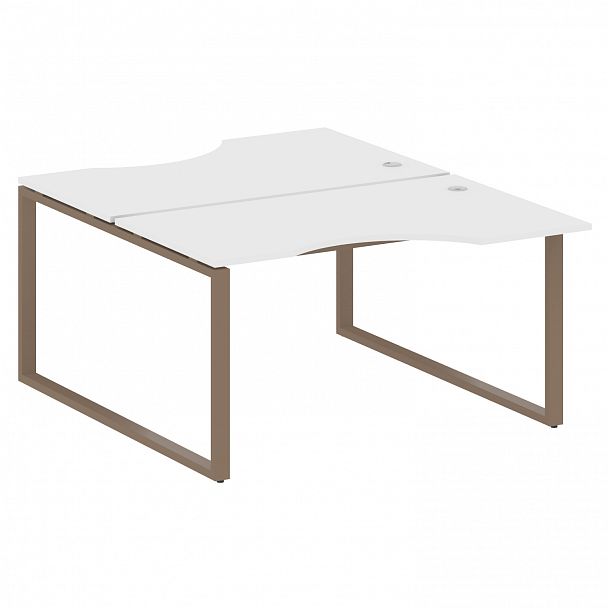 Рабочая станция "Metal System" БО.РАС-СА-2.2 белый/мокко - Вид 1