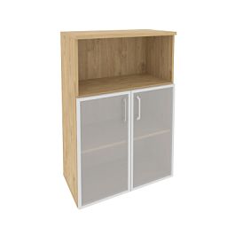 Onix Шкаф средний широкий O.ST-2.2 R Тиквуд светлый 800*420*1207 - Фото предпросмотра