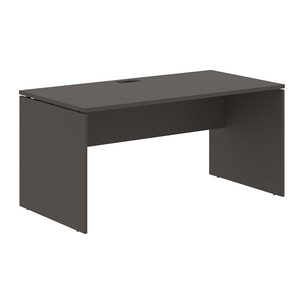 Стол прямой EDST 1580 Мокко/Черный 1560х800х750 EDIS - Вид 1