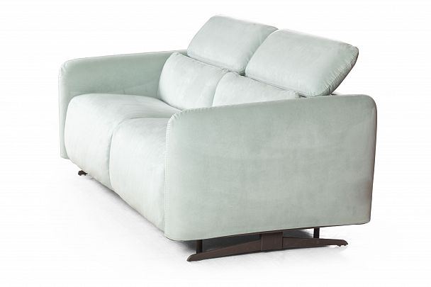 Rimini диван-кровать прямой замша мятный - Вид 16