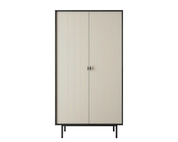 Шкаф двухдверный Emerson арт EM091/milky/L - Вид 1