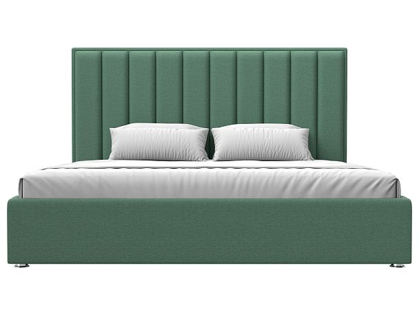 Кровать интерьерная Афродита 200 Рогожка зеленый - Вид 2