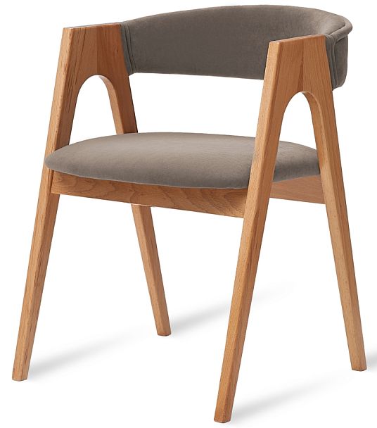 Стул деревянный Кайто Бук натуральный/Латте - Вид 1