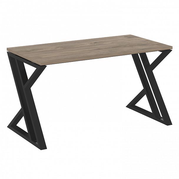 Стол рабочий "Loft" VR.L-SRZ-3.7 тиквуд темный/черный - Вид 1