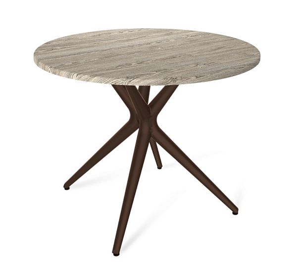 Стол Sheffilton SHT-TU30/TT 90 МДФ коричневый/арон - Вид 1