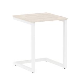 Home Office Стол письменный VR.SP-2-58 Денвер светлый/Белый металл 580*600*750 - Фото предпросмотра