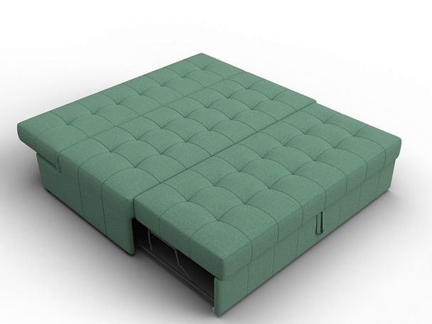 Диван прямой Лига-107 (160) Рогожка зеленый - Вид 8