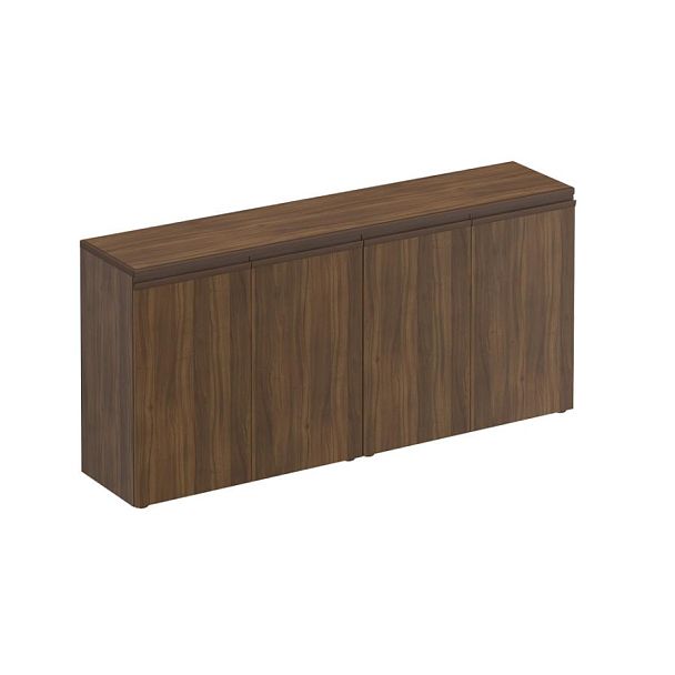 Шкаф для документов низкий закрытый Mark-II МК 306-2 орех тоскана - Вид 1