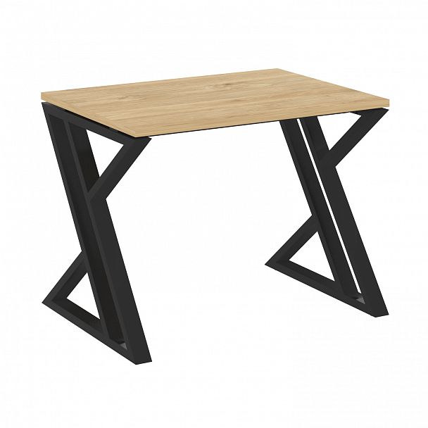 Стол рабочий "Loft" VR.L-SRZ-1.7 тиквуд светлый/черный - Вид 1