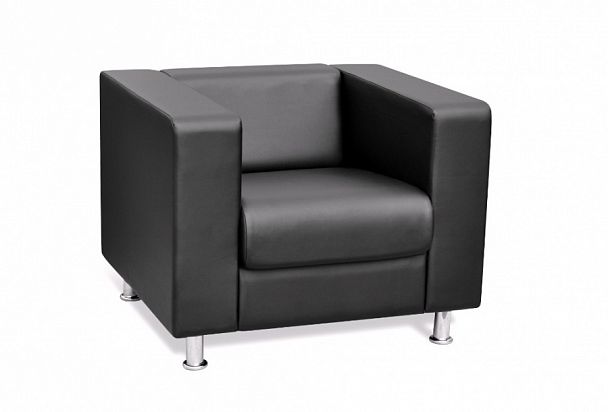 Меркурий Кресло (920х830х700) Oregon 16  черный "Мягкая мебель для кабинета" ТК-002120401764 черный - Вид 1