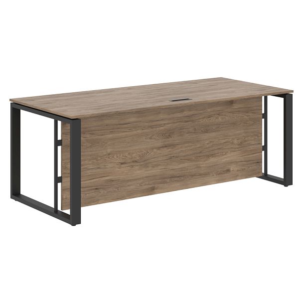 Стол руководителя EST 209H Кария Пальмира/Антрацит 2000х900х750 ENIO - Вид 1