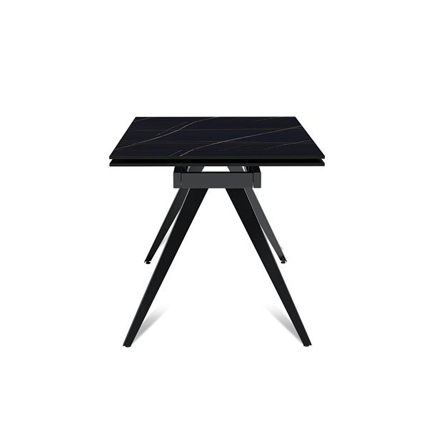 Стол раскладной Asti (120+30+30), керамика матовая Black Gold - Вид 3