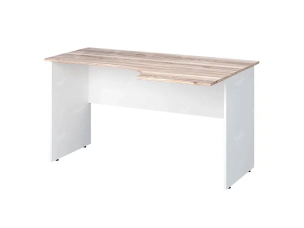 TANDEM RTD013-140R-MA Стол эргономичный правый 1400х900х750 Дуб Маувелла/Белый - Вид 1