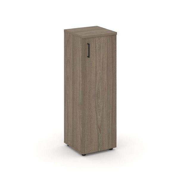 Стайл Проджект Шкаф средний узкий SN.STU.E-204(R) Вяз Благородный/Черный Ручки 400*400*1203 - Вид 1