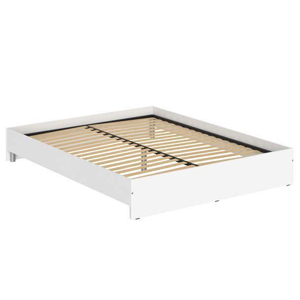 Кровать без изголовья KBW 2016 Белый 2040х1640х300 KANN - Вид 1