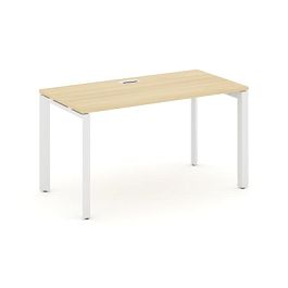 Style Project Next Стол письменный SN-59P.SP-012 Акация Лорка/Металл Белый/Белый Заглушка 1180*700*750 - Фото предпросмотра