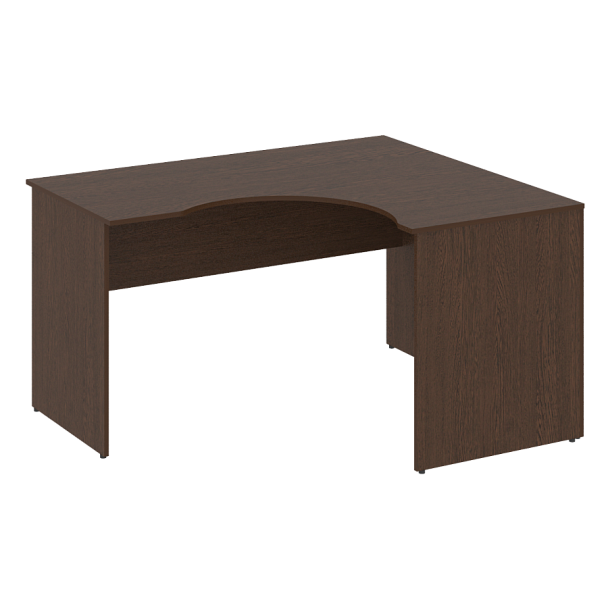 Nova S Стол криволинейный правый В.СА-3 (R) Венге 1400*1200*750 - Вид 1