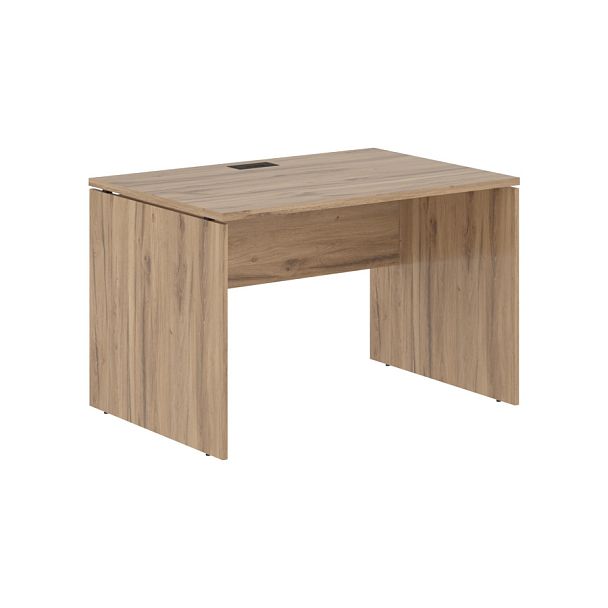 Стол прямой EDST 1180 Дуб Денвер светлый/Черный 1160х800х750 EDIS - Вид 1