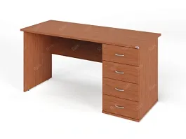 ЛАЙТ / LIGHT RRG007-15x6R Однотумбовый стол 150x60x75 Орех Итальянский - Фото предпросмотра